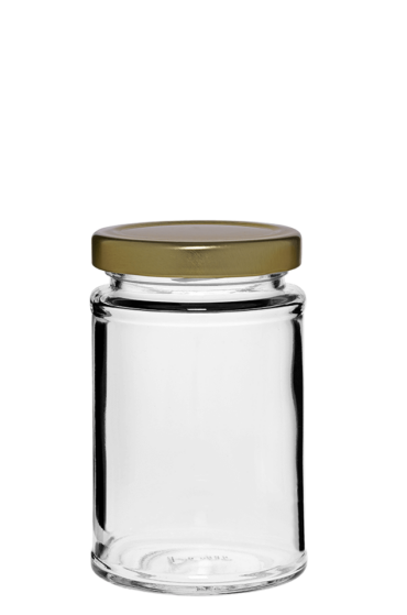 Food jar panelled 212ml 58TO Glass flint #2